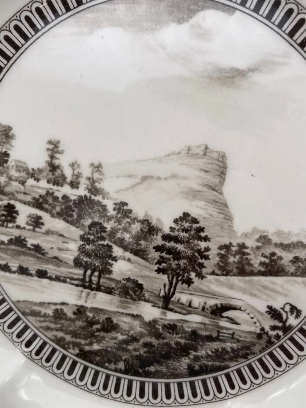 Wedgwood Queen's Ware View Beeston Castle Genius Collection Frog Service 9